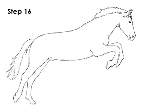 How to Draw a Horse Jumping