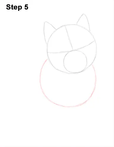 Draw Husky Puppy Dog 5