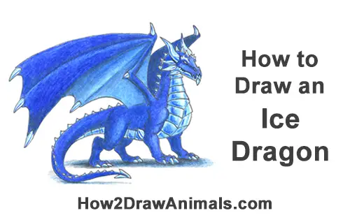 How to Draw an Ice Dragon VIDEO & Step-by-Step Pictures