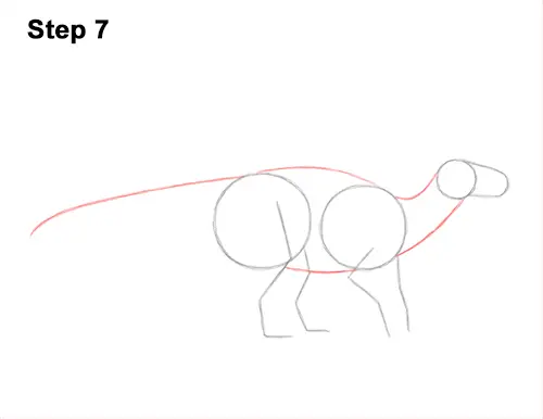 How to Draw an Iguanodon Dinosaur Side 7