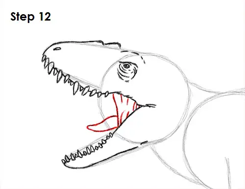 Draw Indominus Rex Dinosaur 12