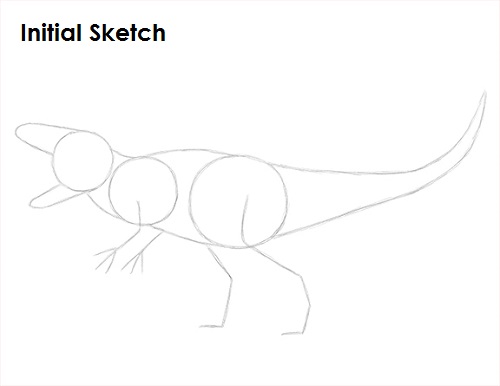 Draw Indominus Rex Dinosaur Sketch