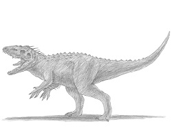 How to draw Indominus Rex