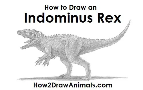 Draw Indominus Rex Dinosaur