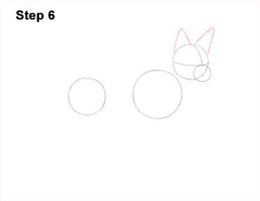 how to draw a jackal