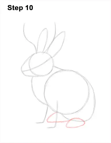 How to Draw a Jackalope Rabbit Antlers 10