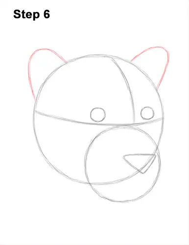 How to Draw a Jaguar Head Portrait Face 6