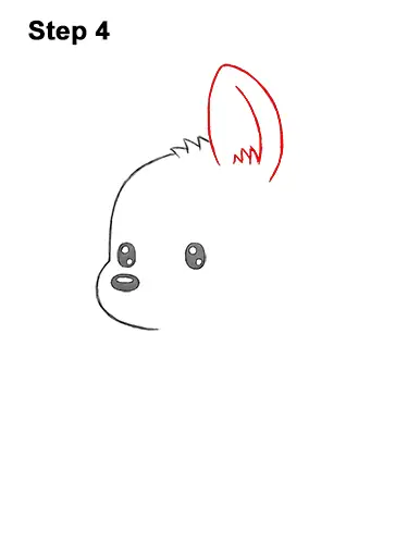 How to Draw a Cute Cartoon Kangaroo Chibi Kawaii 4