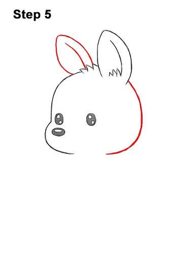 How to Draw a Cute Cartoon Kangaroo Chibi Kawaii 5