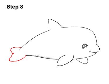 How to Draw an Easy Whale - Really Easy Drawing Tutorial