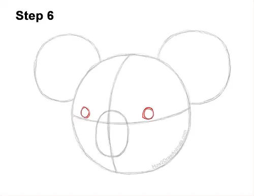 How to Draw a Koala Head Face Portrait 6
