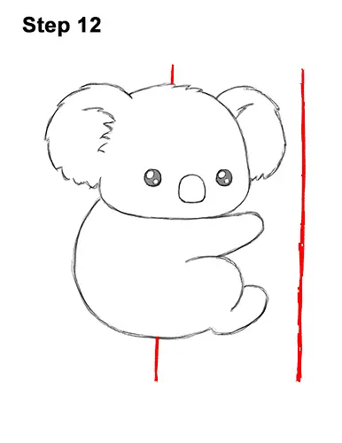 cute koala simple illustration in doodle style isolated on white  background drawn by hand wild animals 8569945 Vector Art at Vecteezy