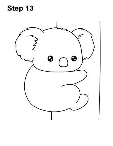 Beginners - How to draw a koala - YouTube