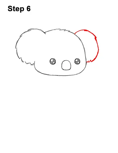 How to Draw Cute Cartoon Koala Bear 6