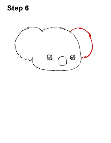 How to Draw Cute Cartoon Koala Bear 6