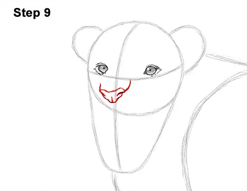 Draw Roaring Lion 9