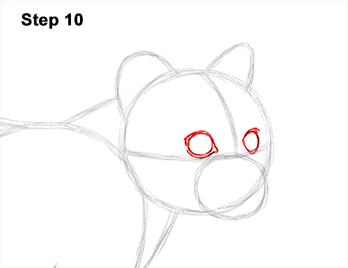 How to Draw a Margay Wild Cat 10