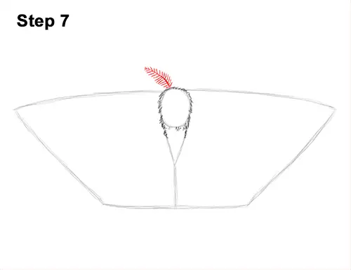 How to Draw an Emperor Moth Wings Insect 7
