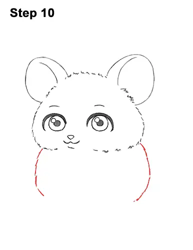 Draw a Cute Chibi Little Mini Cartoon Mouse 10