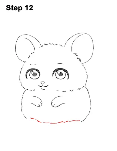 Draw a Cute Chibi Little Mini Cartoon Mouse 12