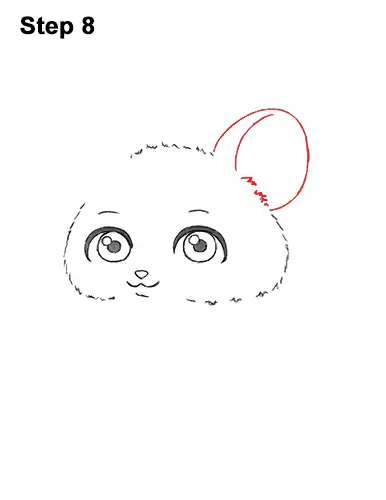 Draw a Cute Chibi Little Mini Cartoon Mouse 8