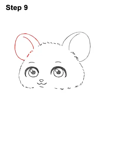 Draw a Cute Chibi Little Mini Cartoon Mouse 9