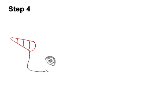 How to Draw a Cute Cartoon Narwhal Chibi Kawaii 4