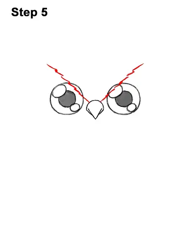 How to Draw Cute Cartoon Owl Chibi 5