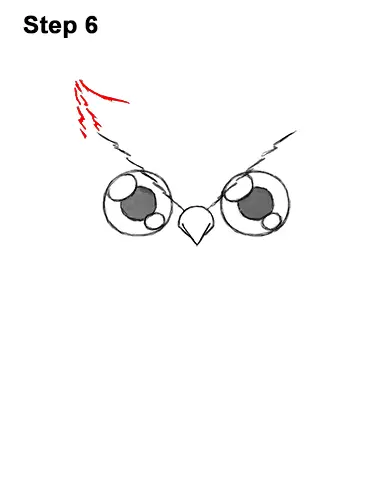 How to Draw Cute Cartoon Owl Chibi 6