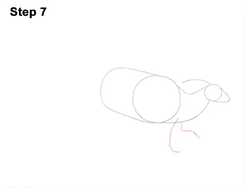 How to Draw a Parasaurolophus Dinosaur 7