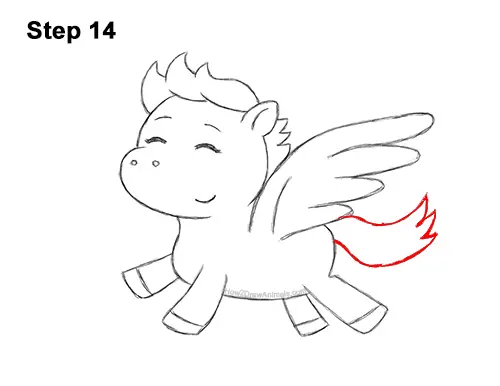 chibi pegasus drawing