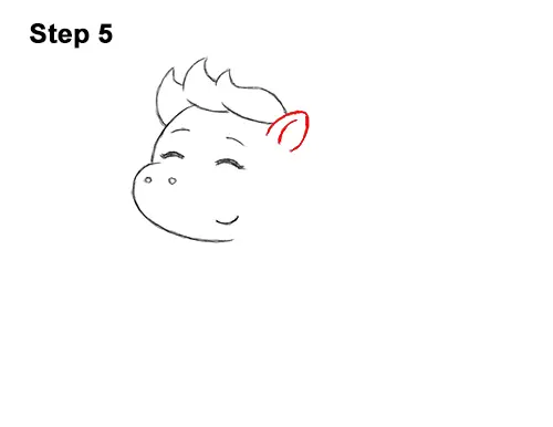 How to Draw Cute Cartoon Pegasus Wings Chibi Kawaii 5