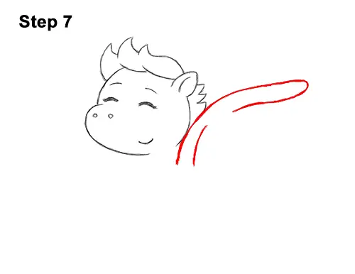 How to Draw Cute Cartoon Pegasus Wings Chibi Kawaii 7
