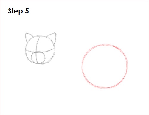 Draw Persian Cat 5