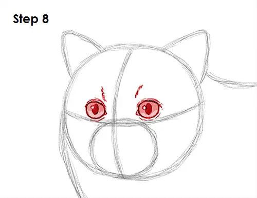 Draw Persian Cat 8