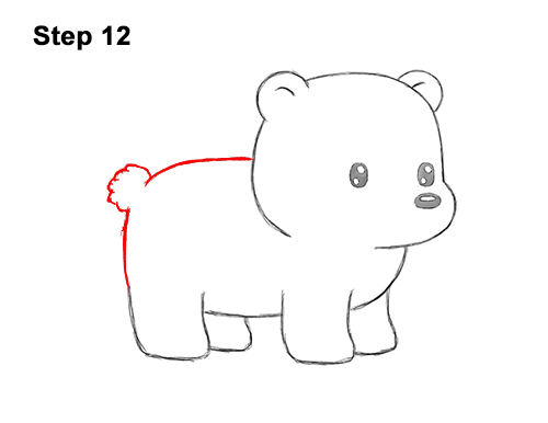 How to draw a Polar Bear Step by Step | Polar Bear Drawing Lesson - YouTube