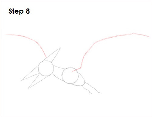 Draw Pteranodon Dinosaur 8