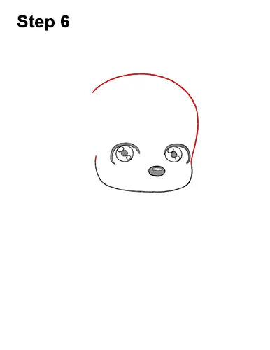 How to Draw a Cute Cartoon Puppy Dog Christmas Stocking Chibi Kawaii 6