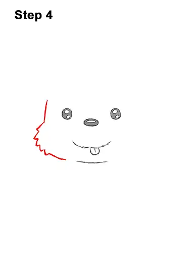 How to Draw a Cute Cartoon Harp Seal Pup Chibi Kawaii 4