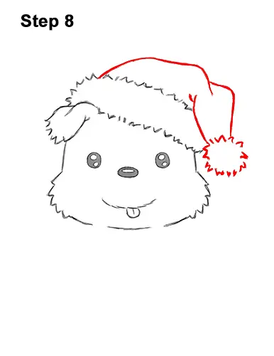 How to Draw a Cute Cartoon Harp Seal Pup Chibi Kawaii 8