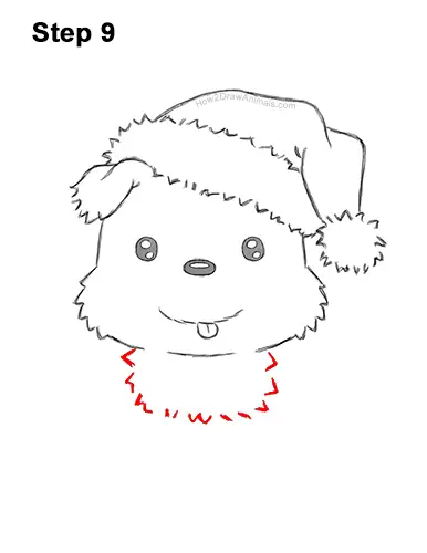 How to Draw a Cute Cartoon Harp Seal Pup Chibi Kawaii 9