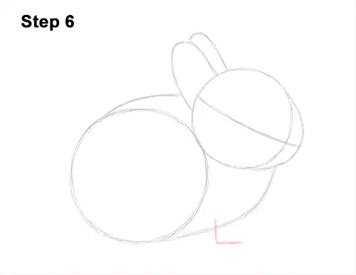 How to Draw a Cute Baby Bunny Rabbit 6