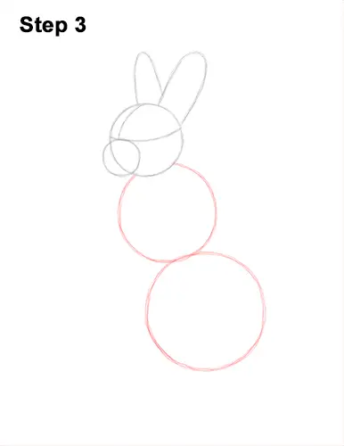How to Draw a Cute Bunny Rabbit Standing Up 3