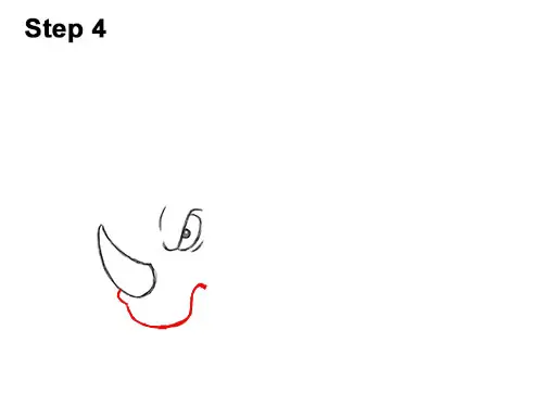 How to Draw Angry Charging Cartoon Rhino Rhinoceros 4