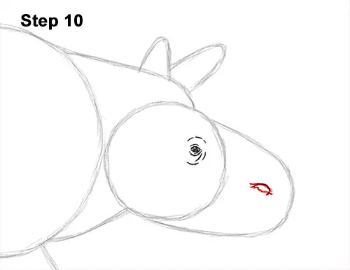 How to Draw an Indian Greater One Horned Rhinoceros 10