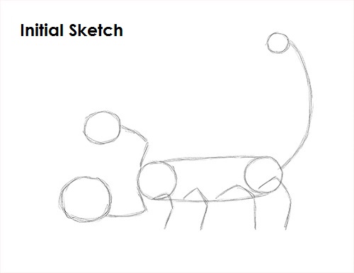 Draw Scorpion Sketch