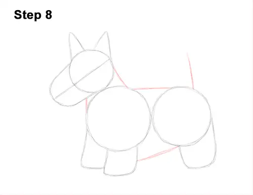 How to Draw a Scottish Terrier Puppy Dog Side 8