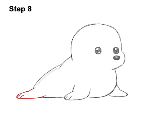 Featured image of post Simple Cute Seal Drawing Cute seal pups have often served as mascots for conservation organizations