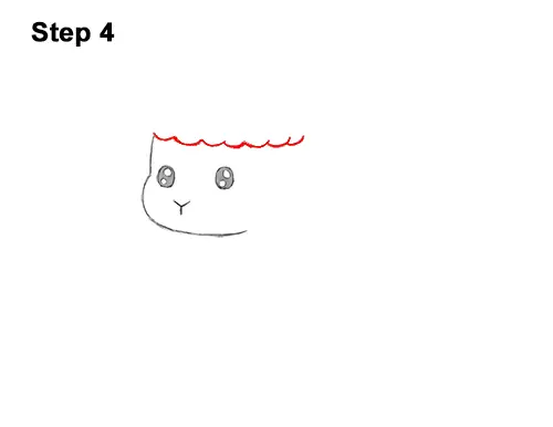 How to Draw Cute Cartoon Sheep Chibi Kawaii 4