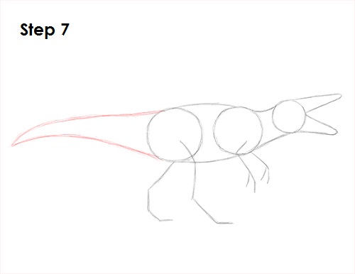 Draw Spinosaurus Dinosaur 7
